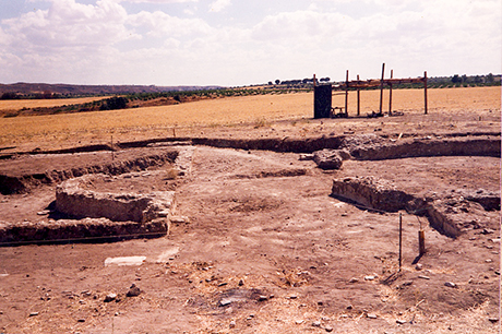 vista de las excavaciones en 1984