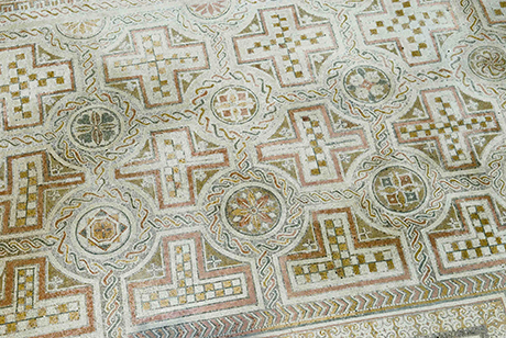 Mosaico de Adonis, parte geometrica.