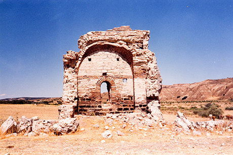 ruinas de la iglesia de Santa María de Batres.