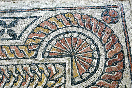Detalle de un mosaico